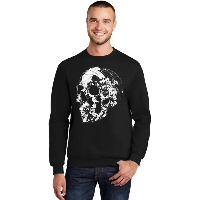 Skull Disco Ball Tall Sweatshirt