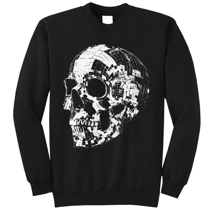 Skull Disco Ball Tall Sweatshirt