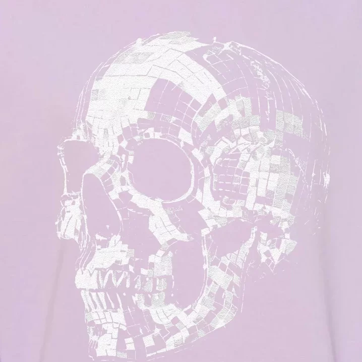 Skull Disco Ball Garment-Dyed Sweatshirt