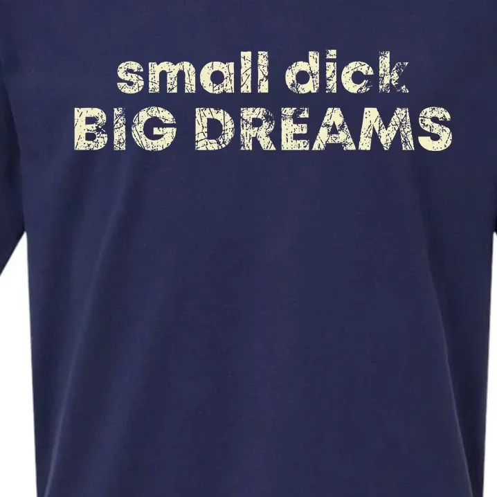 Small Dick Big Dreams Sueded Cloud Jersey T-Shirt