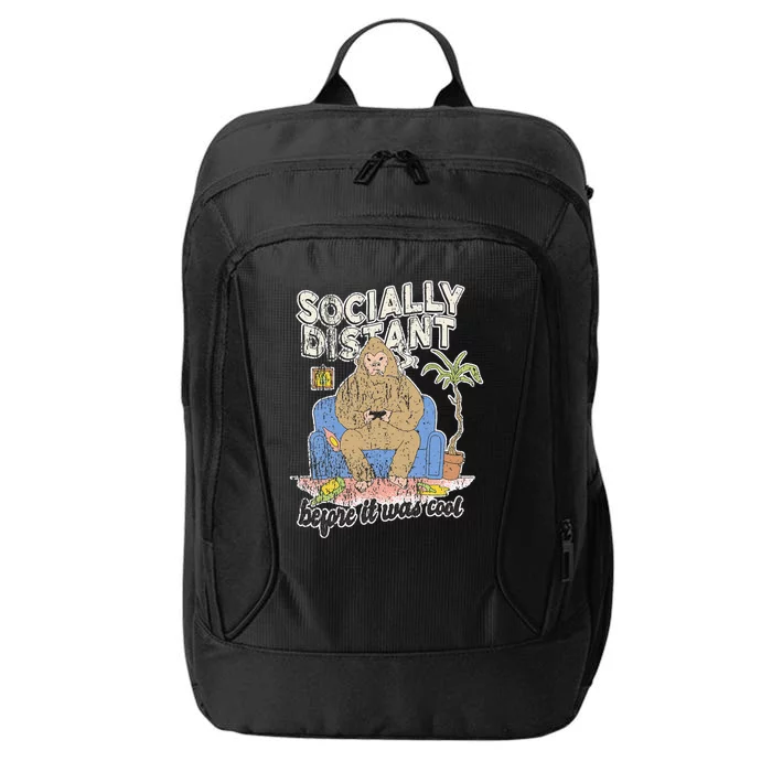 Social Distance Bigfoot Halloween Costume City Backpack