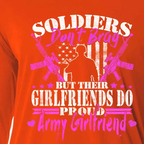 Soldiers Don't Brag Proud Army Friend Gift Military Lovers Gift Cooling Performance Long Sleeve Crew