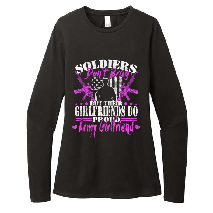 Soldiers Don't Brag Proud Army Friend Gift Military Lovers Gift Womens CVC Long Sleeve Shirt