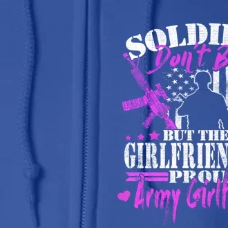 Soldiers Don't Brag Proud Army Friend Gift Military Lovers Gift Full Zip Hoodie