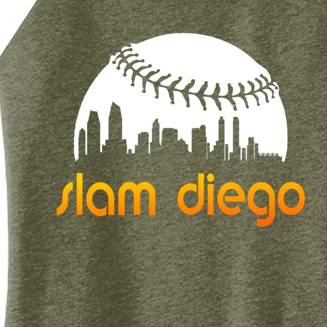 Slam Diego Baseball Fan Women’s Perfect Tri Rocker Tank