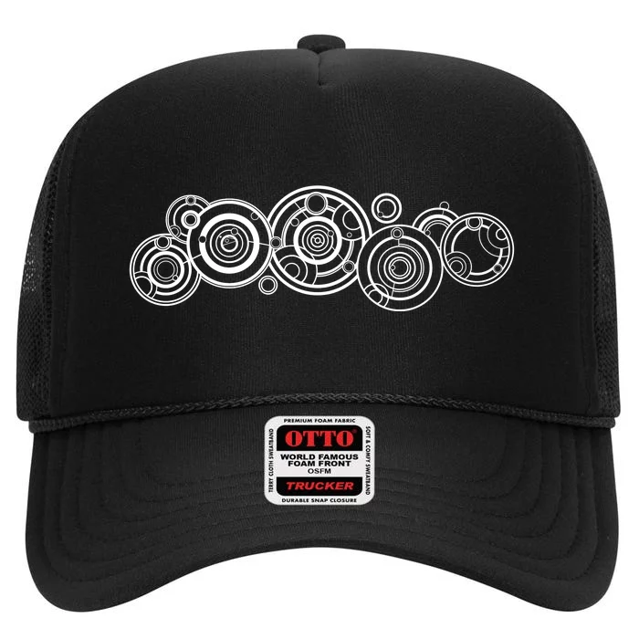 Symbol Doctor Belongs High Crown Mesh Trucker Hat