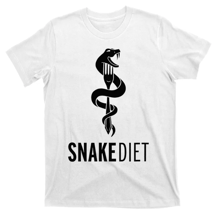 Snake Diet Black T-Shirt