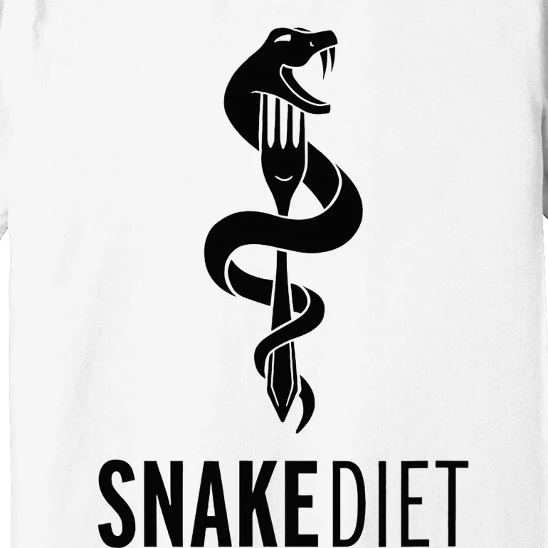 Snake Diet Black Premium T-Shirt