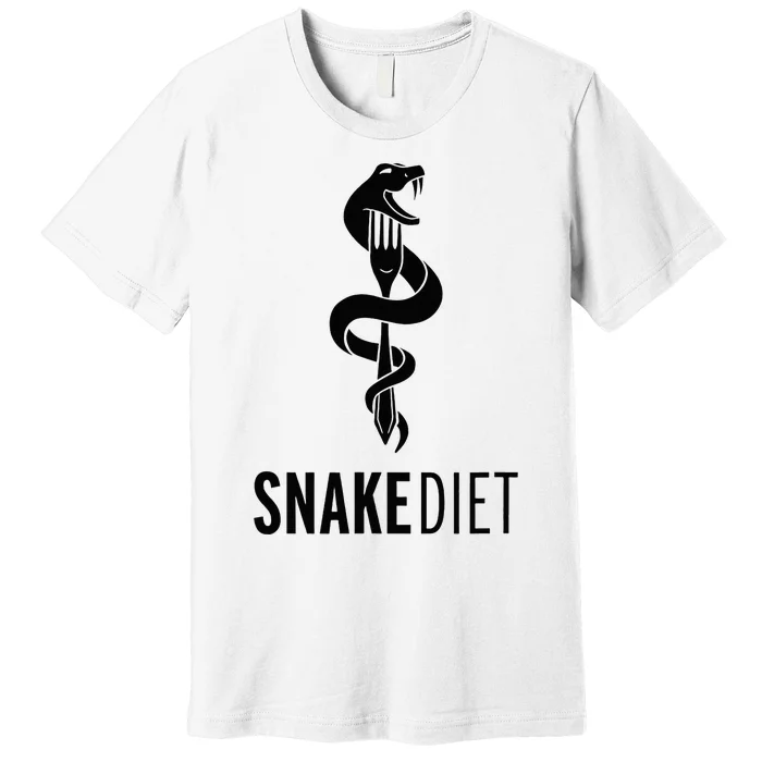 Snake Diet Black Premium T-Shirt