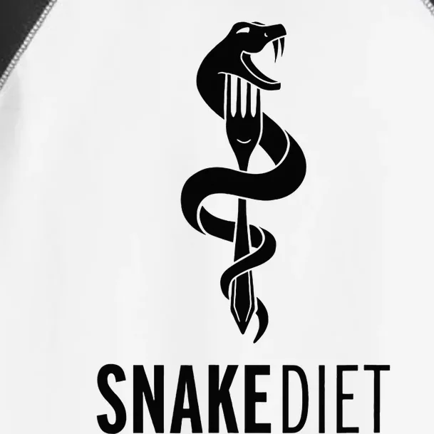 Snake Diet Black Toddler Fine Jersey T-Shirt