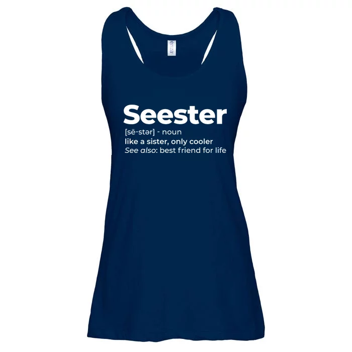 Seester Definition Best Friend For Life Ladies Essential Flowy Tank