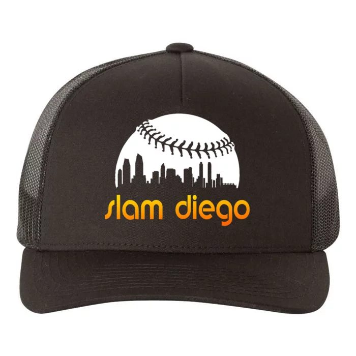 Slam Diego Baseball Fan Yupoong Adult 5-Panel Trucker Hat