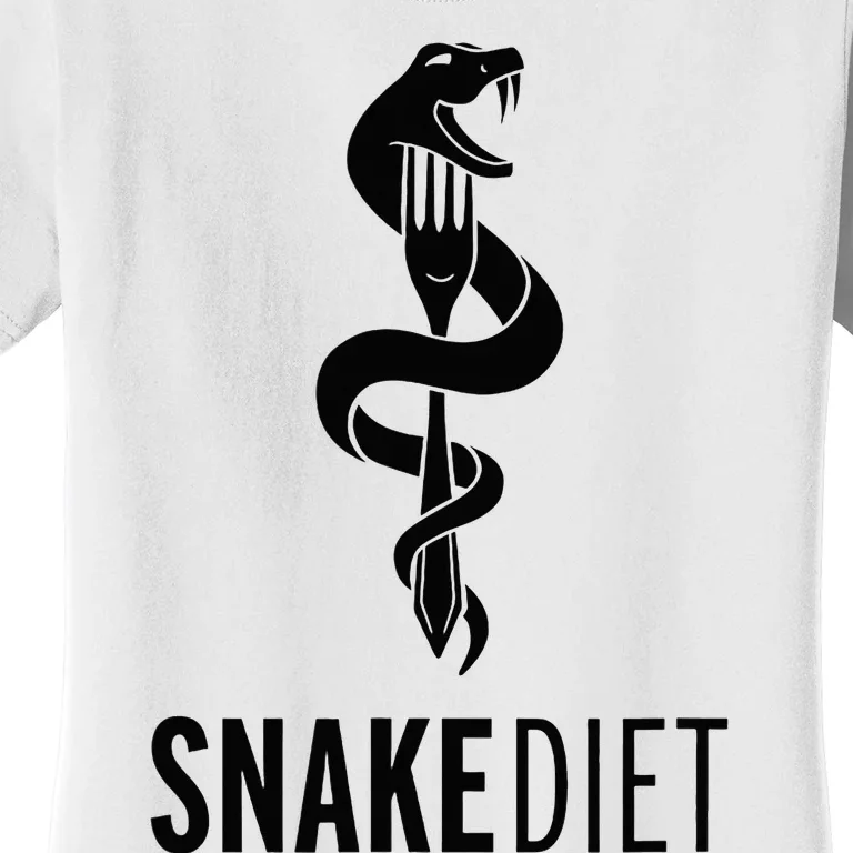 Snake Diet Black Women's T-Shirt