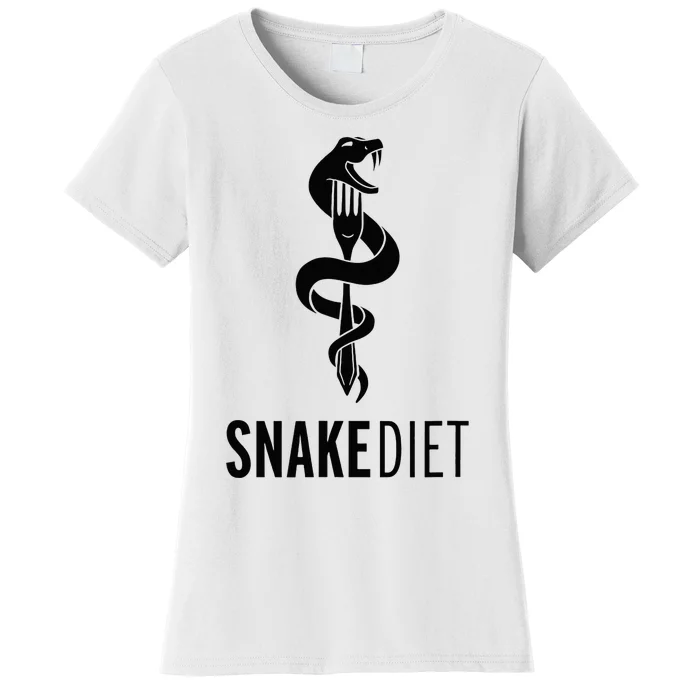 Snake Diet Black Women's T-Shirt