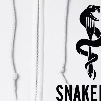 Snake Diet Black Full Zip Hoodie