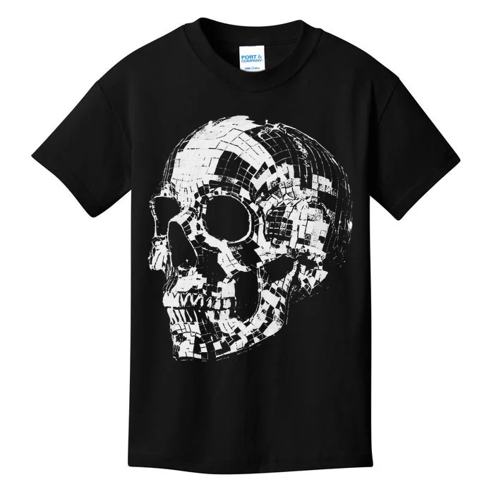 Skull Disco Ball Kids T-Shirt