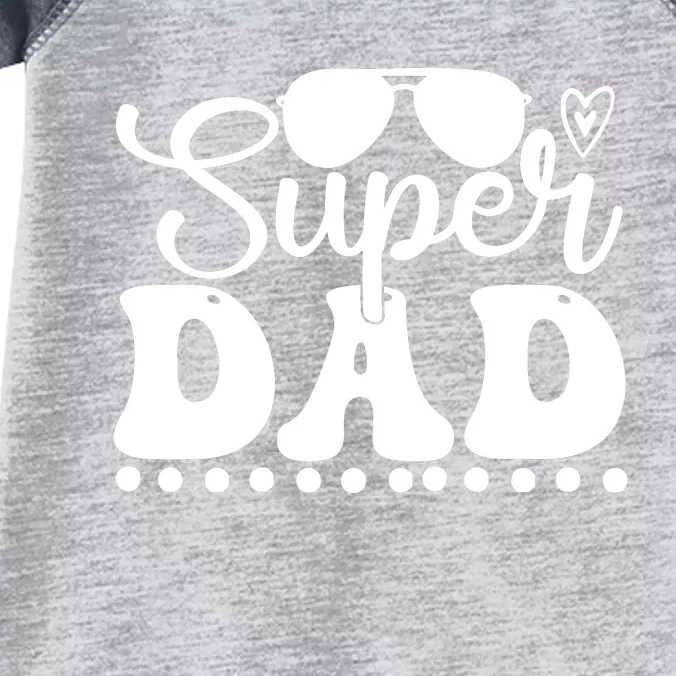 Super Dad Blessed Dad Fathers Day Infant Baby Jersey Bodysuit