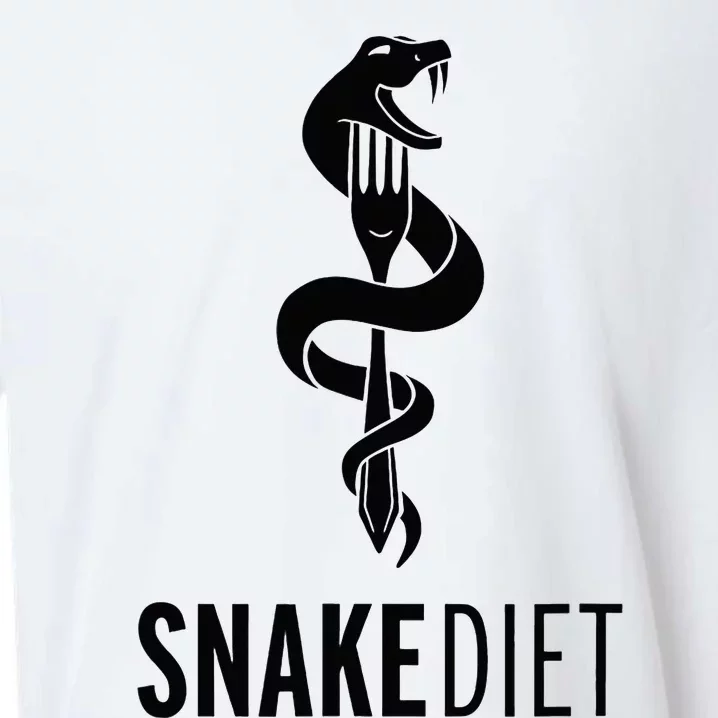 Snake Diet Black Sueded Cloud Jersey T-Shirt