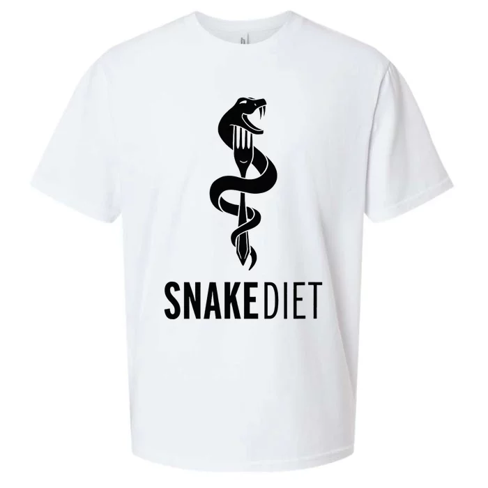 Snake Diet Black Sueded Cloud Jersey T-Shirt