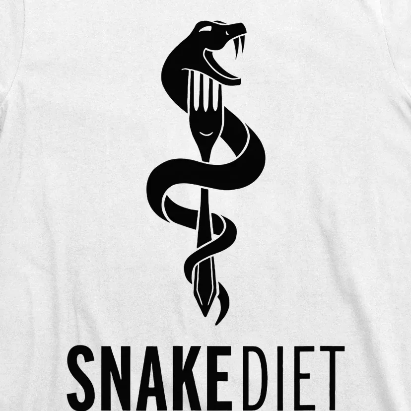 Snake Diet Black T-Shirt