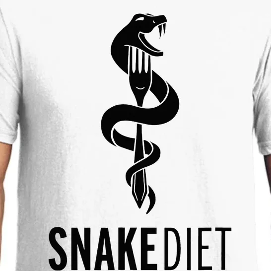 Snake Diet Black Pajama Set