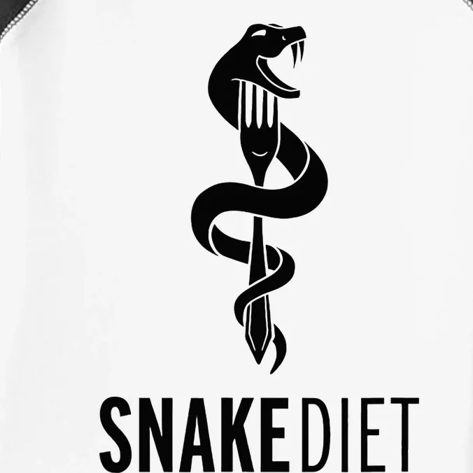 Snake Diet Black Infant Baby Jersey Bodysuit