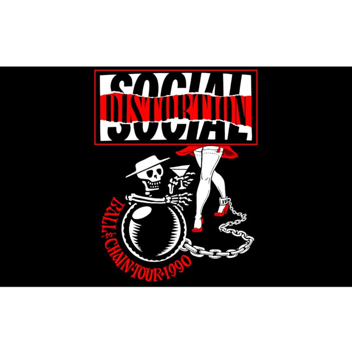 Social Distortion Ball And Chain Bumper Sticker