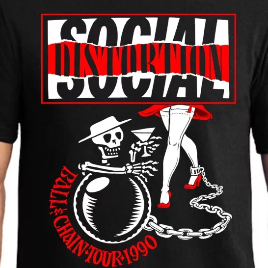 Social Distortion Ball And Chain Pajama Set