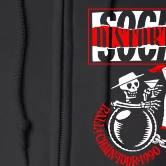 Social Distortion Ball And Chain Full Zip Hoodie