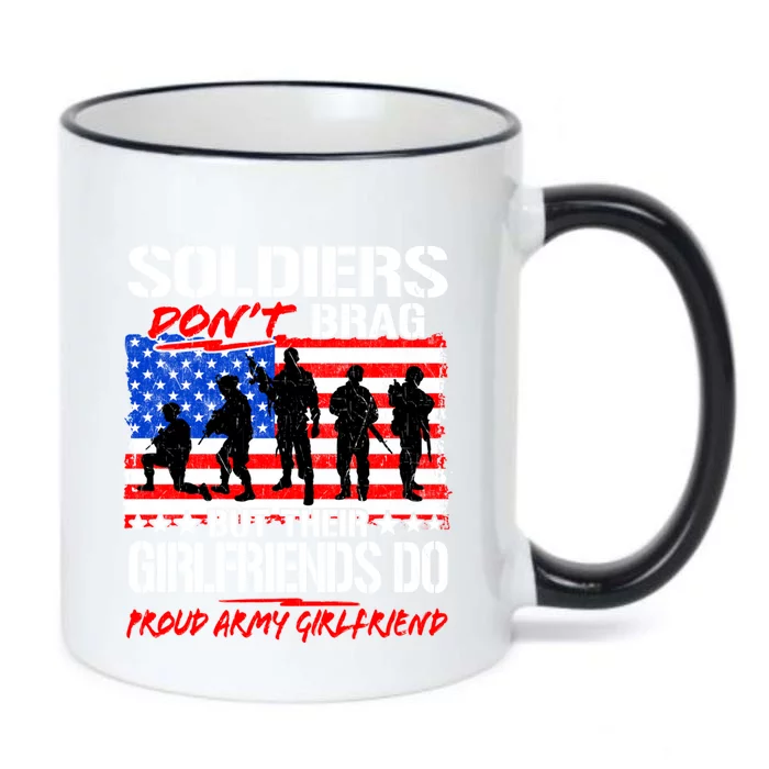 Soldiers Don't Brag Proud Army Friend Funny Military Great Gift Black Color Changing Mug