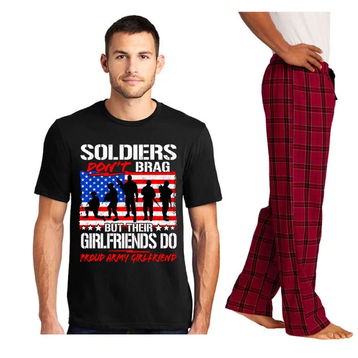 Soldiers Don't Brag Proud Army Friend Funny Military Great Gift Pajama Set