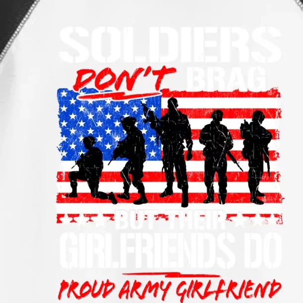 Soldiers Don't Brag Proud Army Friend Funny Military Great Gift Toddler Fine Jersey T-Shirt