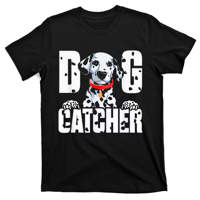 Soft Dog Catcher Costume Dalmatian Easy Family Costume T-Shirt