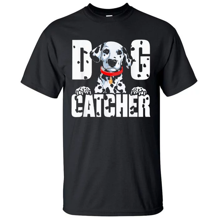 Soft Dog Catcher Costume Dalmatian Easy Family Costume Tall T-Shirt