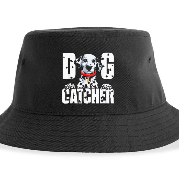 Soft Dog Catcher Costume Dalmatian Easy Family Costume Sustainable Bucket Hat