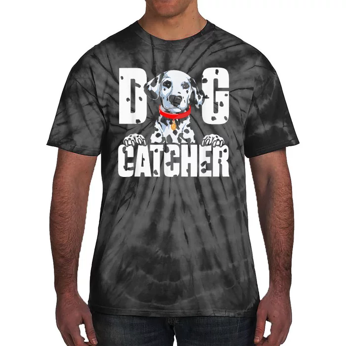 Soft Dog Catcher Costume Dalmatian Easy Family Costume Tie-Dye T-Shirt