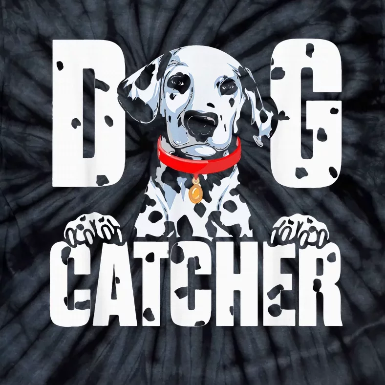 Soft Dog Catcher Costume Dalmatian Easy Family Costume Tie-Dye T-Shirt