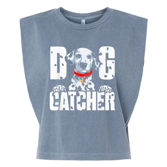 Soft Dog Catcher Costume Dalmatian Easy Family Costume Garment-Dyed Women's Muscle Tee