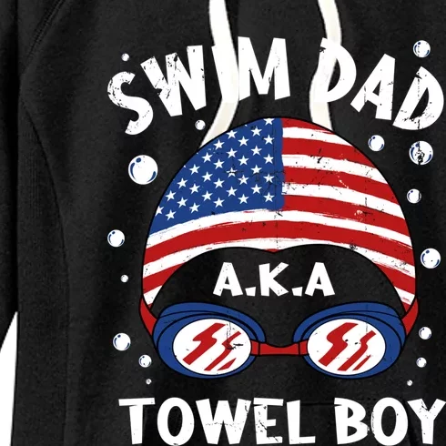 Swim Dad Coach Swimmer Trainer Athlete Swimming Styles Sport Gift Women's Fleece Hoodie