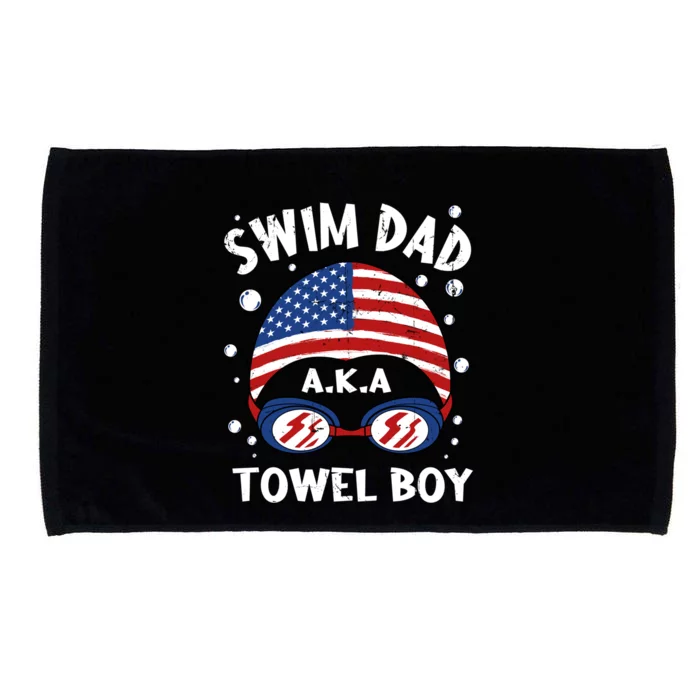 Swim Dad Coach Swimmer Trainer Athlete Swimming Styles Sport Gift Microfiber Hand Towel