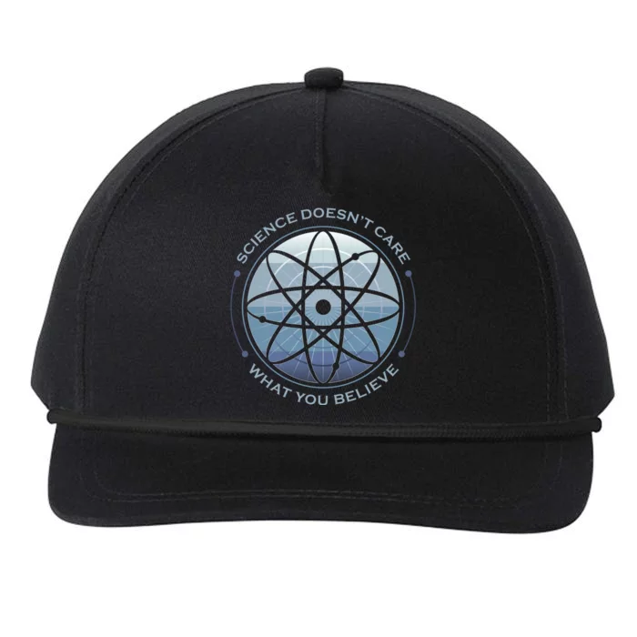 Science Doesn't Care What You Believe Snapback Five-Panel Rope Hat