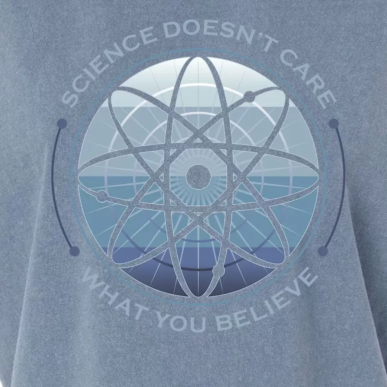 Science Doesn't Care What You Believe Garment-Dyed Women's Muscle Tee