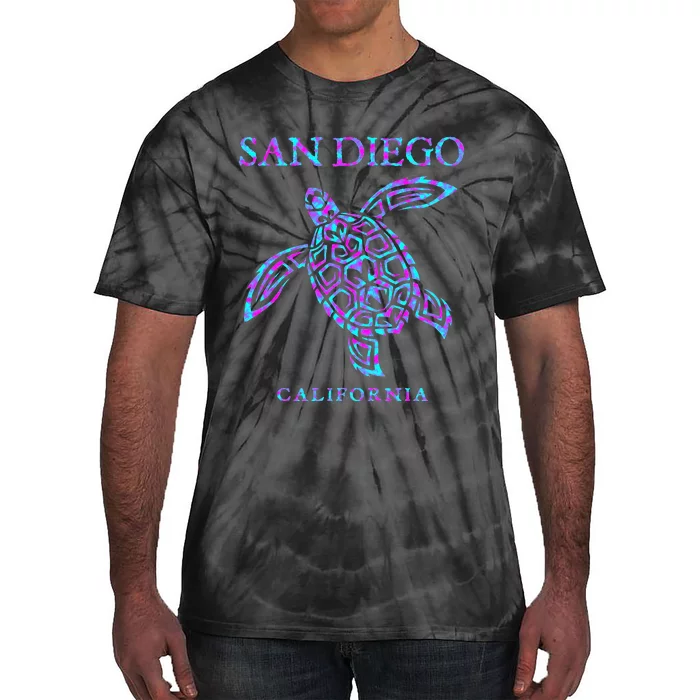 San Diego California Sea Turtle Tie-Dye T-Shirt