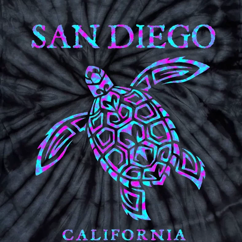 San Diego California Sea Turtle Tie-Dye T-Shirt