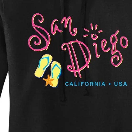 San Diego California Women's Pullover Hoodie