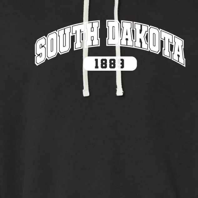 South Dakota Collegiate Style 1889 Garment-Dyed Fleece Hoodie