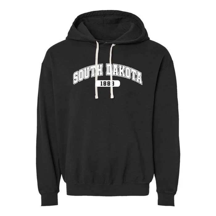 South Dakota Collegiate Style 1889 Garment-Dyed Fleece Hoodie