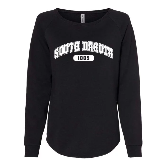 South Dakota Collegiate Style 1889 Womens California Wash Sweatshirt