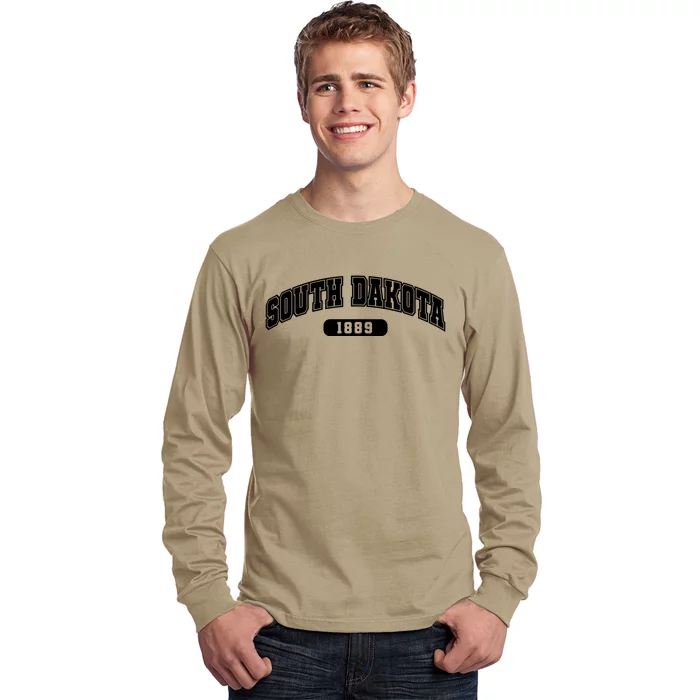 South Dakota Collegiate Style 1889 Long Sleeve Shirt