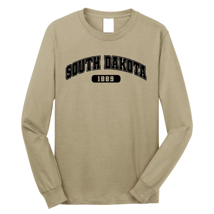 South Dakota Collegiate Style 1889 Long Sleeve Shirt